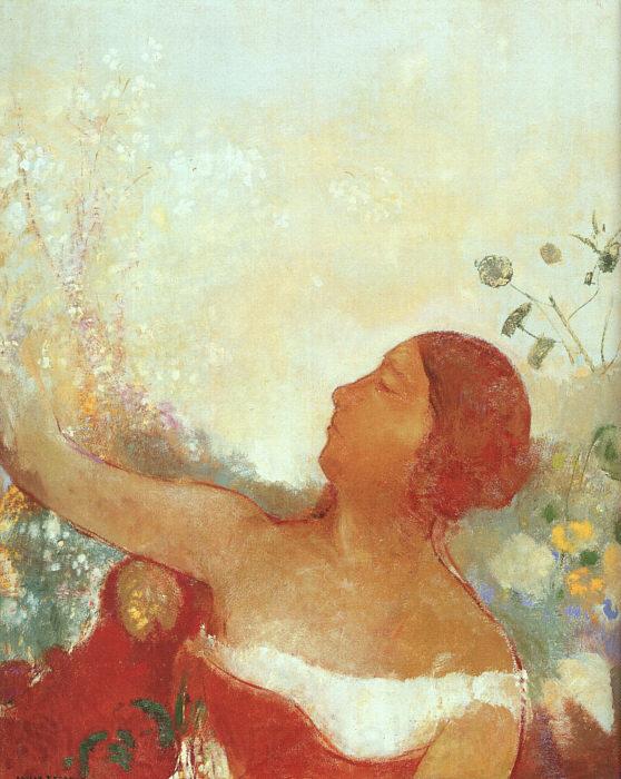Odilon Redon The Predestined Child Germany oil painting art